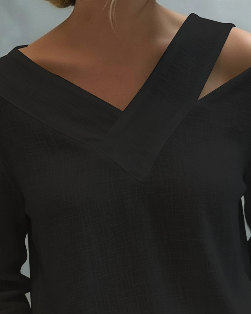 Tara | Elegantes, Asymmetrisches Damenoberteil – Festliche & Schicke Oberteile Damen 5