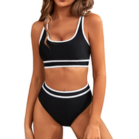 Emilia| Sporty women's bikini set with high-waist comfort