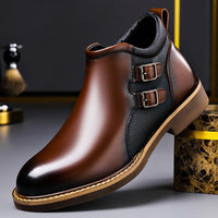 Oliver | Exclusive and Stylish Men's Leather Boots for Winter
