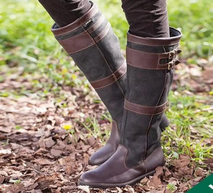Valentina | Elegante, Wasserdichte Kniehohe Stiefel Damen Schwarz 0