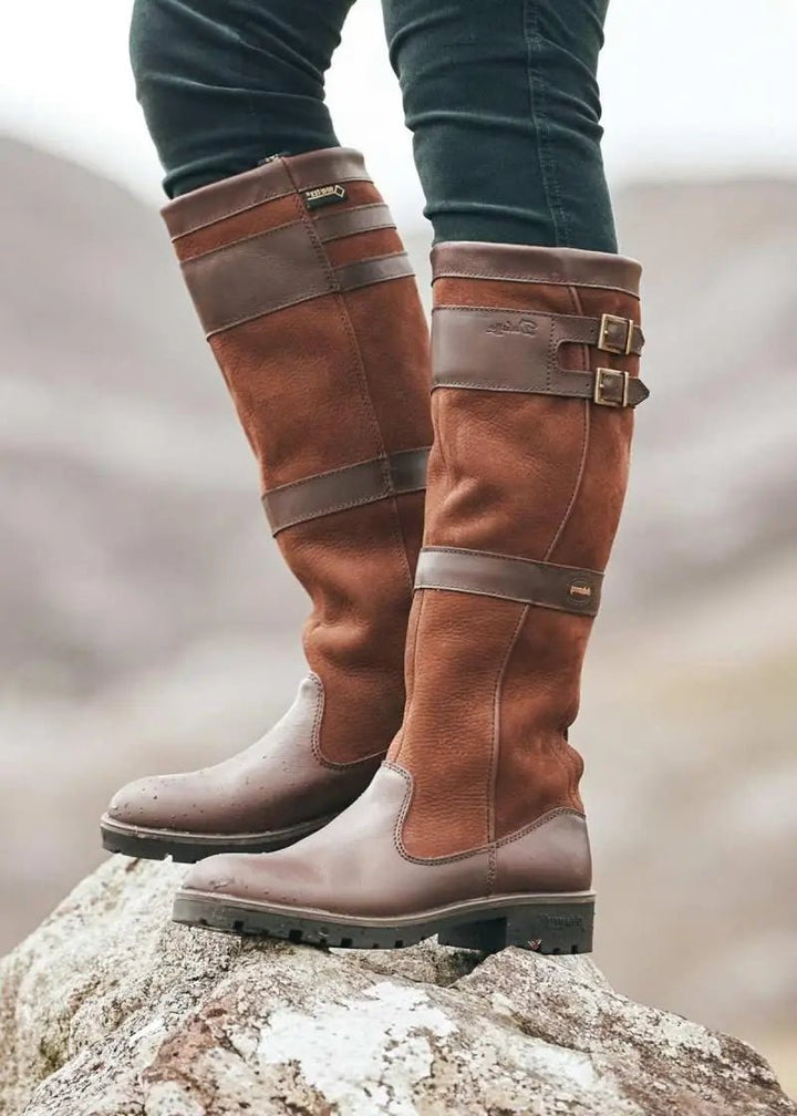 Valentina | Elegante, Wasserdichte Kniehohe Stiefel Damen Schwarz 2