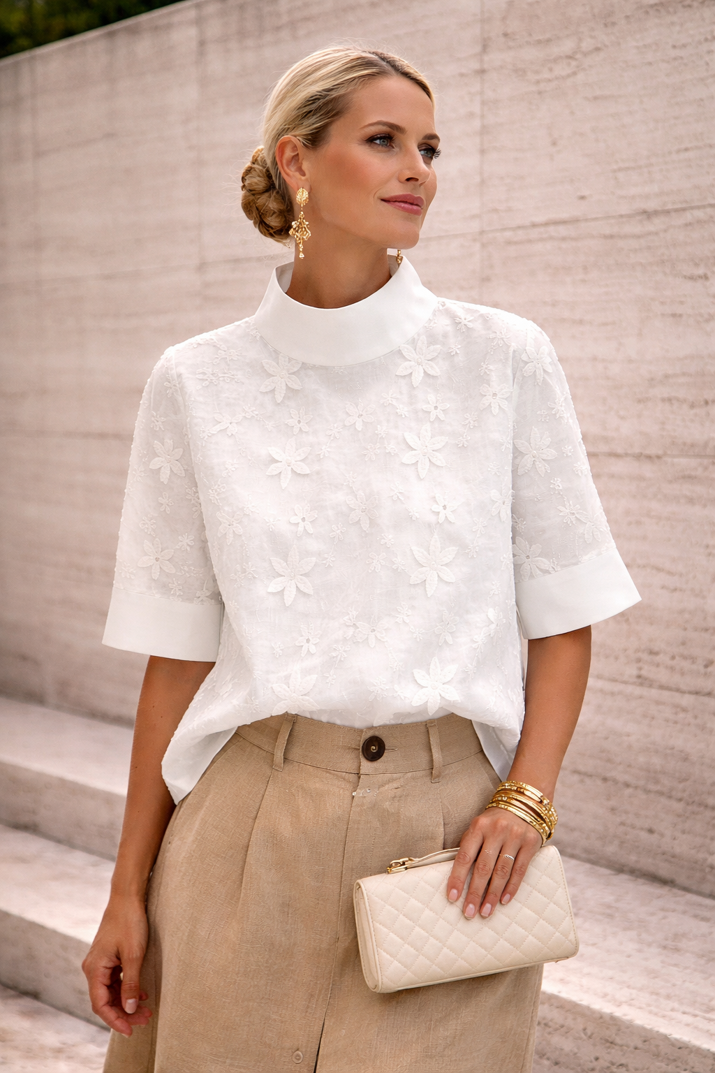 Valeria | Damenbluse Elegante Blusen für Festliche Anlässe Stilvoll Leicht 0