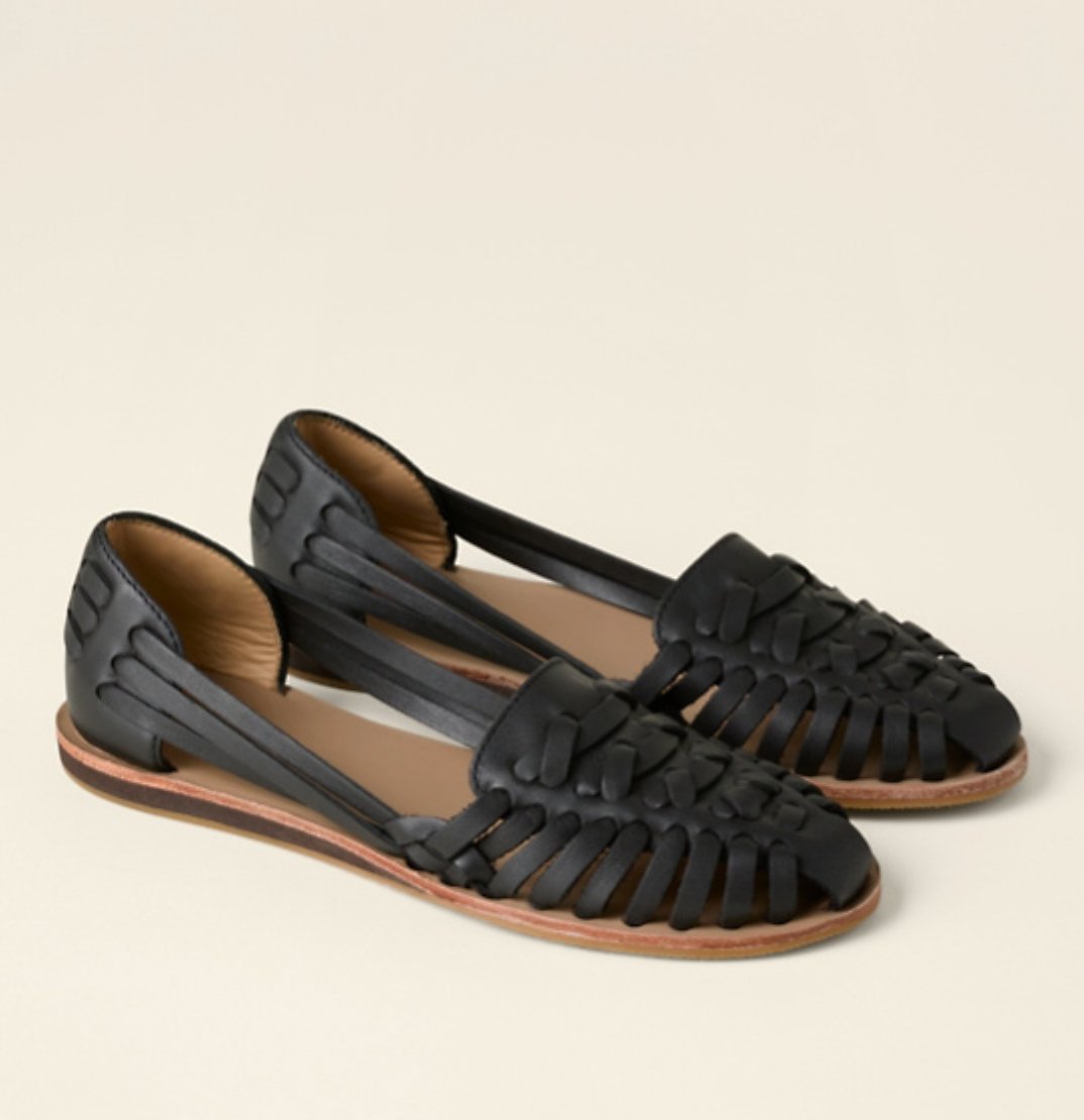 Valerie | Elegante gewebte Slip On Sandalen 0