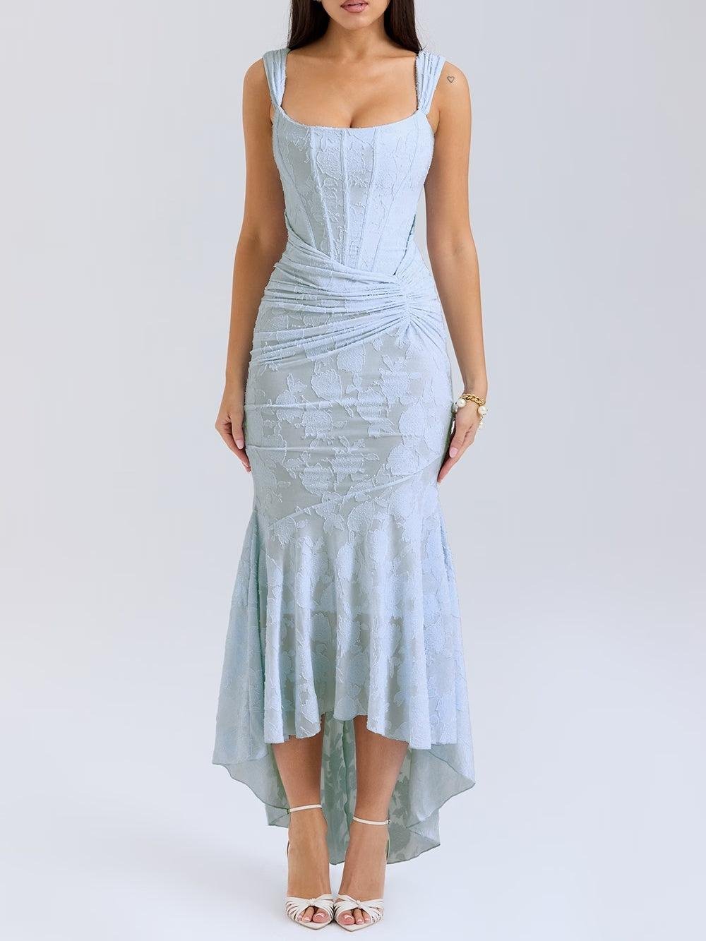 Valerie | Elegantes Meerjungfrauenkleid aus Jacquard 0