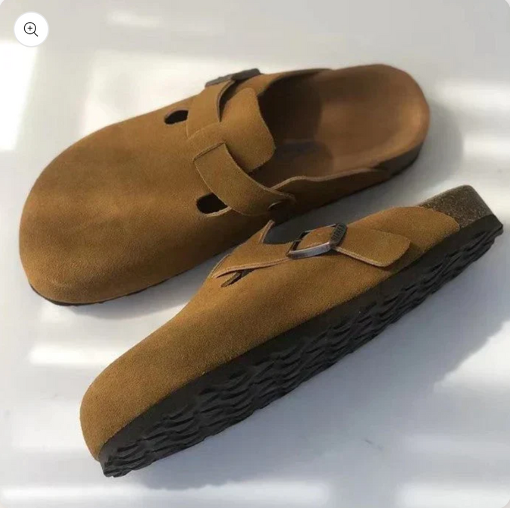Veerle | Bequeme und strapazierfähige Ledersandalen 0