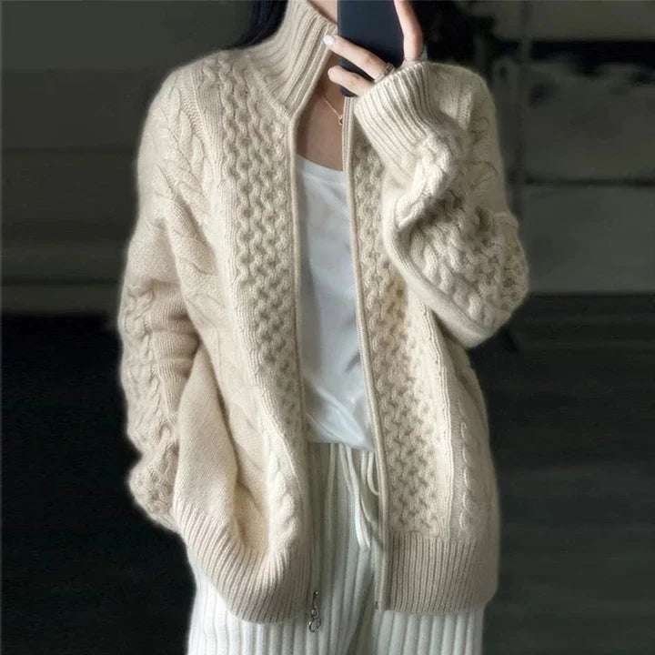 Velina | Elegant and soft cashmere cardigan 0