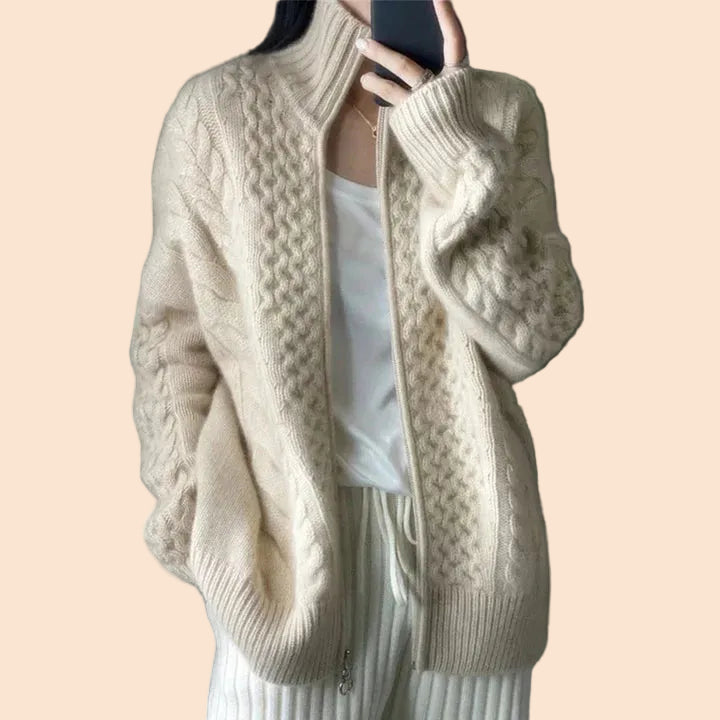 Velina | Elegant and soft cashmere cardigan 1