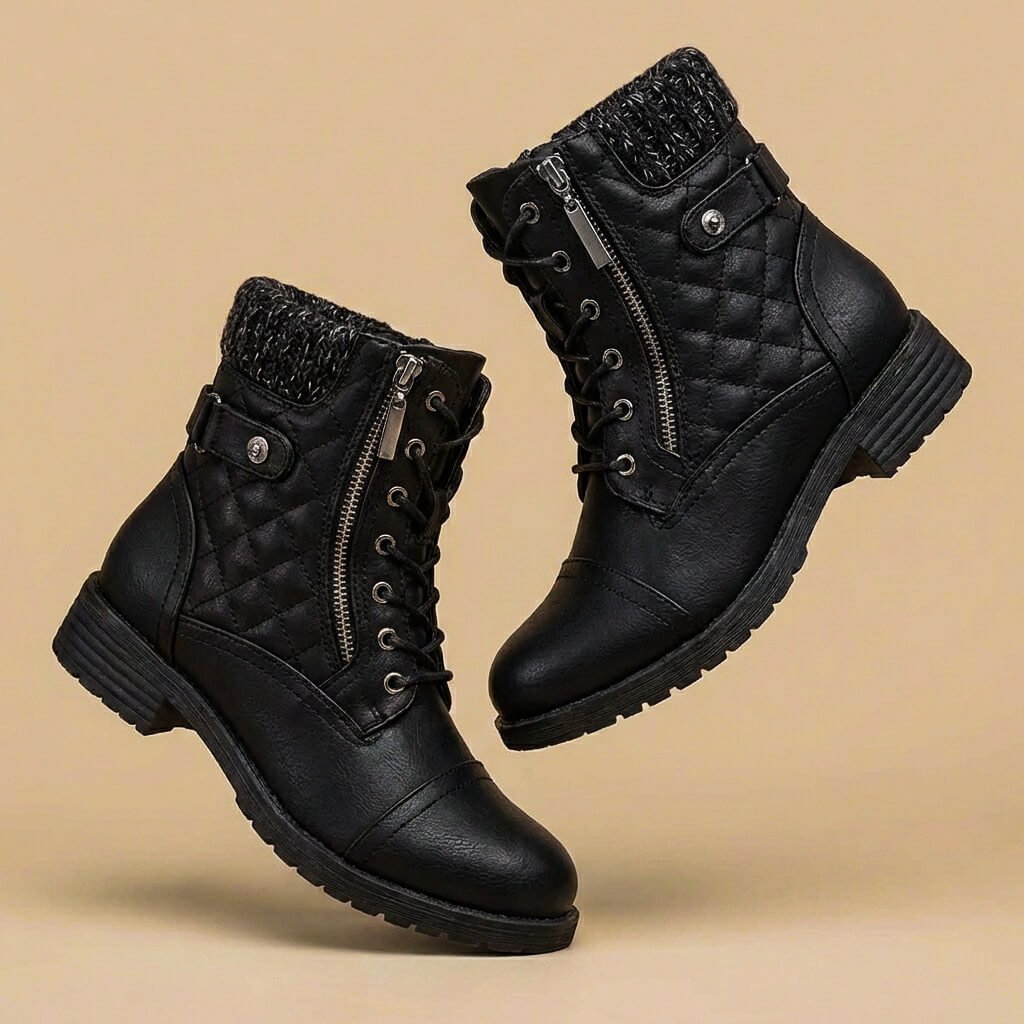 Victoria | Elegante und zeitlose gestepptem Leder Stiefel 2