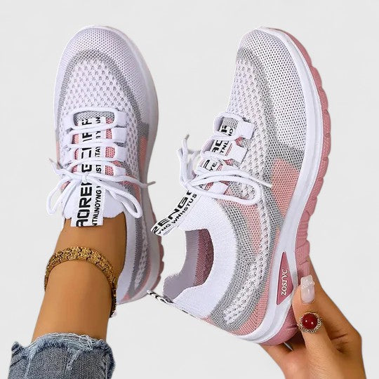 Viola | Atmungsaktive & Komfortable Damen Sneaker – Orthopädische Schnür-Walking-Sneaker 5