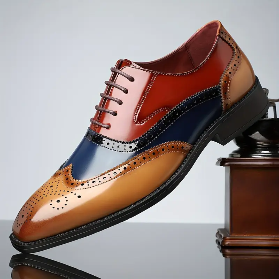 Vylor | Elegante Wingtip Herren Schuhe 0