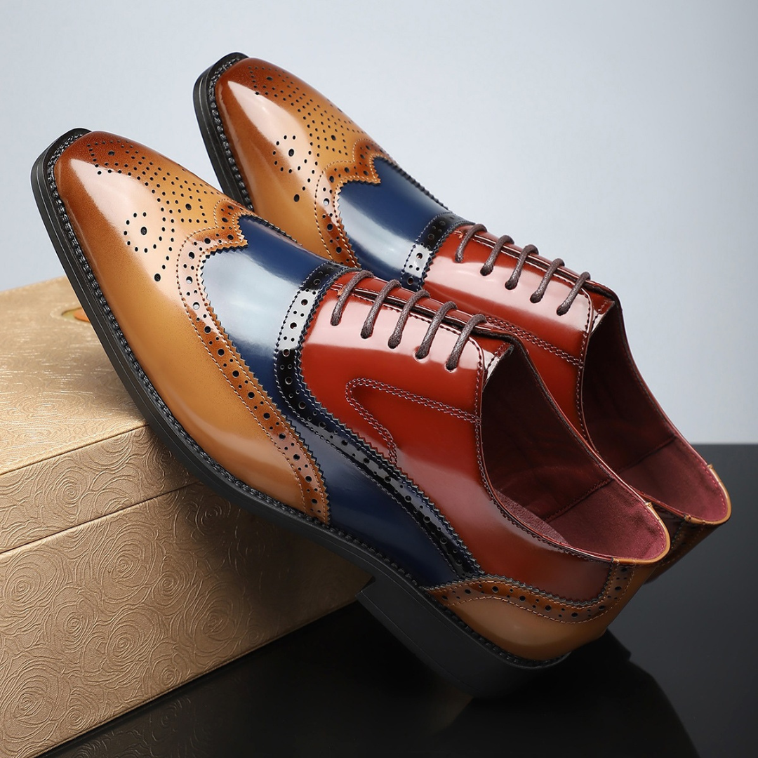 Vylor | Elegante Wingtip Herren Schuhe 4