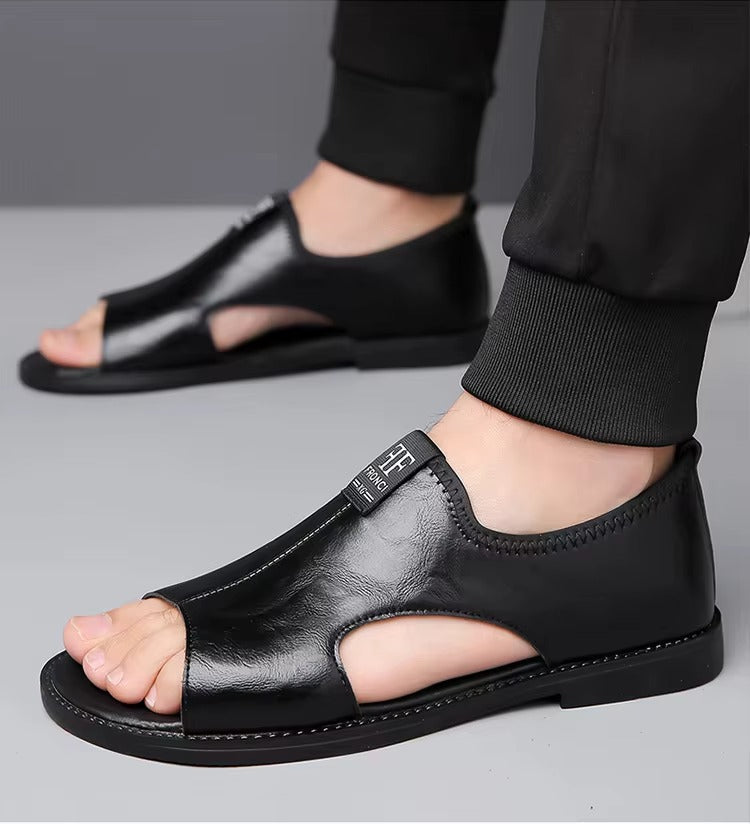 Wilko | Bequeme, Atmungsaktive Herren Sandalen aus Echtleder 2