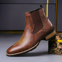 Jonathan | Exklusive und Vintage Herren-Echtlederstiefel im Vintage-Look