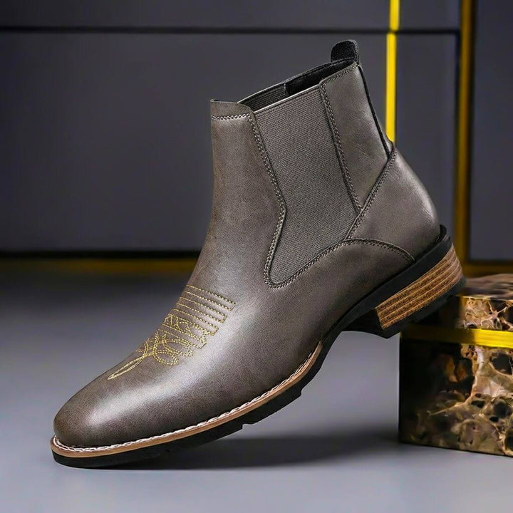 William | Klassische und Vintage echtem Leder Stiefel 1