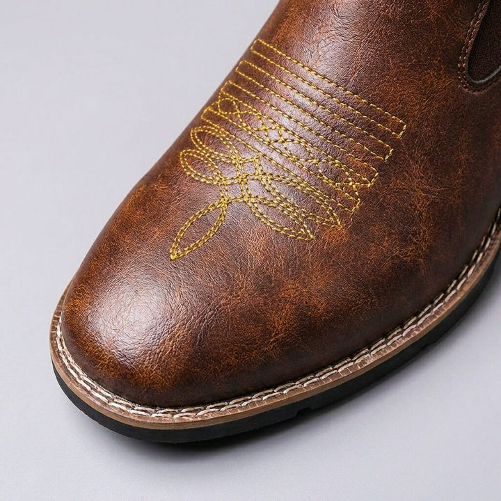 William | Klassische und Vintage echtem Leder Stiefel 3