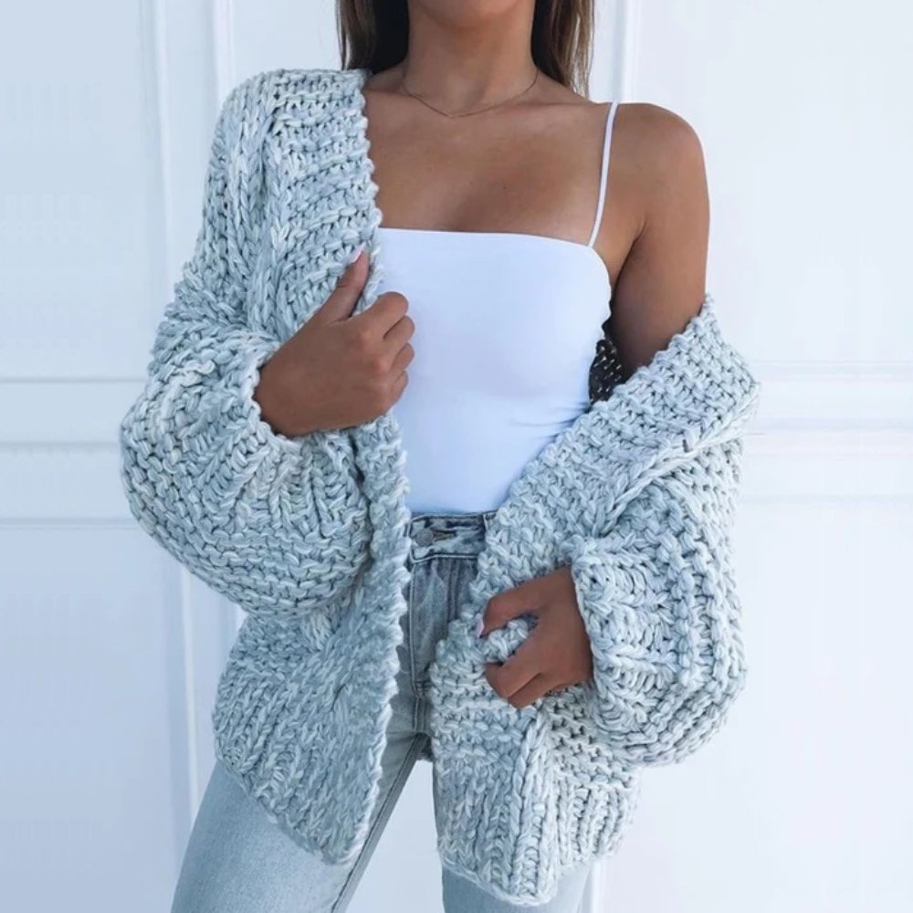Yvanderliah | Bequeme Strickjacke 4