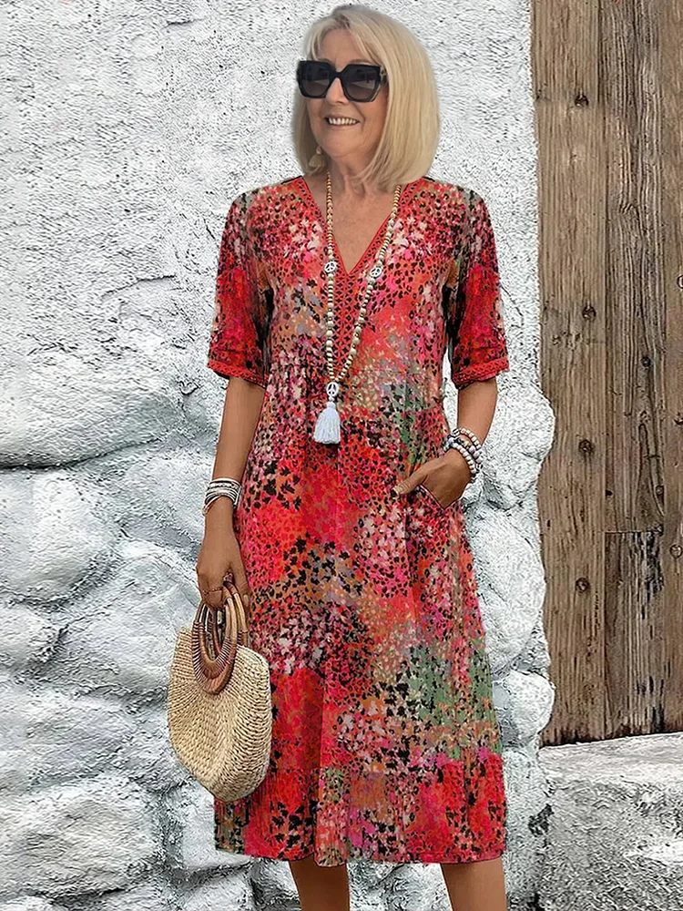 Zara | Auffälliges Midikleid mit Entspanntem Schnitt 1