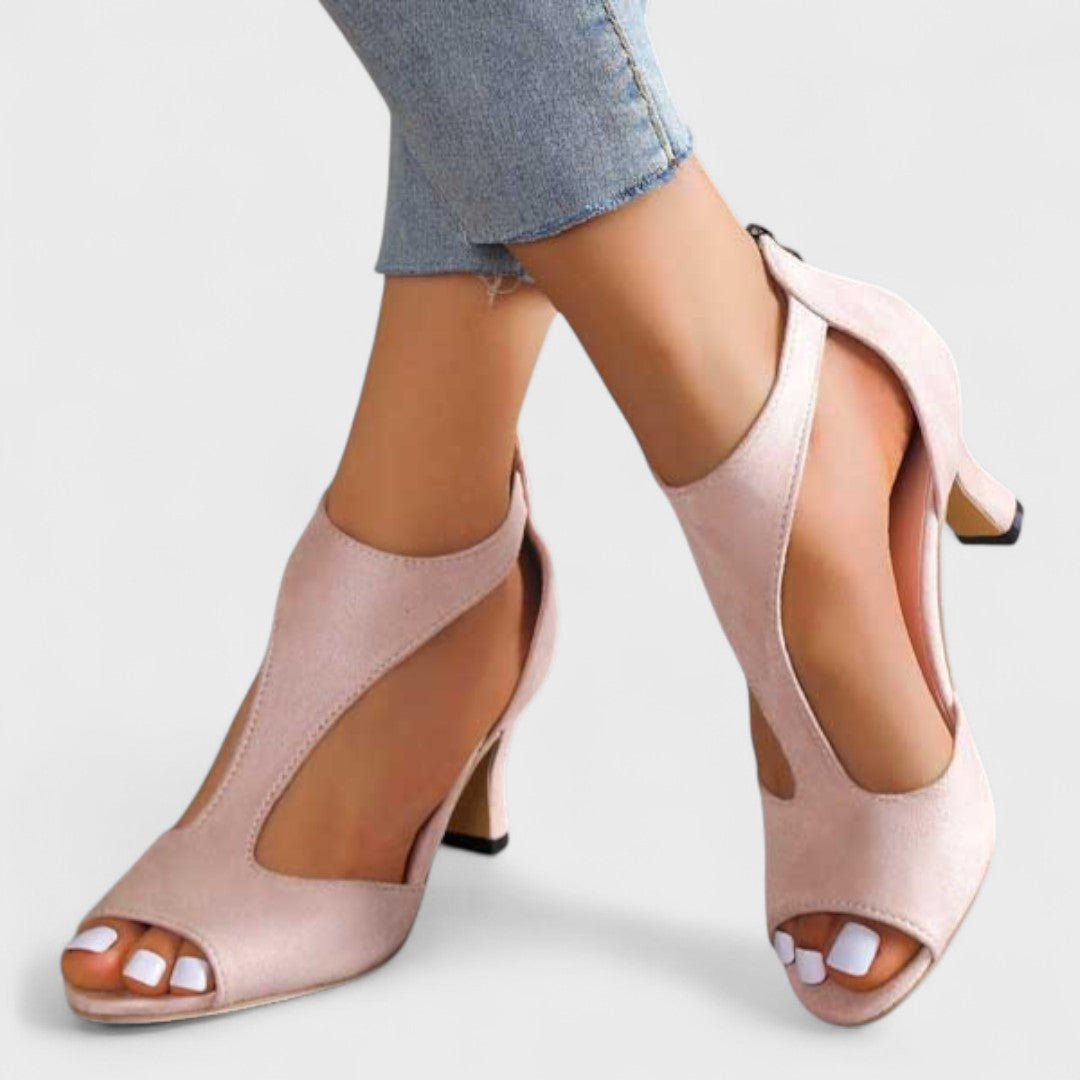 Zorina | Bequeme Orthopädische Sandalen mit Absatz 0