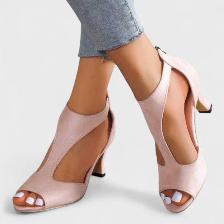 Zorina | Bequeme Orthopädische Sandalen mit Absatz 2