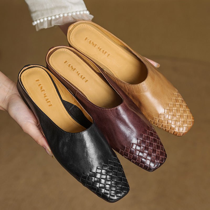Lucia | Elegant and Stylish Leather Slides