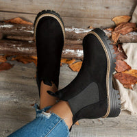 Katharina | Trendiger Damen Chelsea-Stiefel Mit Chunky Profilsohle