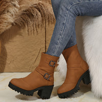 Stefanie | Modische Und Elegante Schnallen Stiefeletten