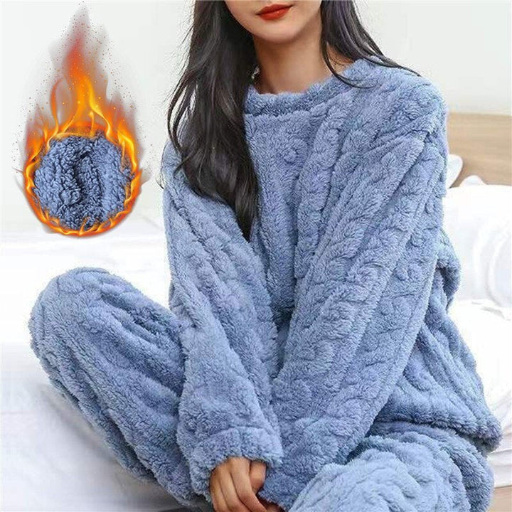 Maria | Fleece Pajama Set for Cozy Relaxation