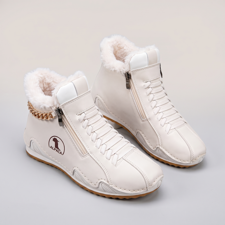 Alpaca | Winterstiefel mit Fellfutter – Warme kuschelige Schuhe für Frauen