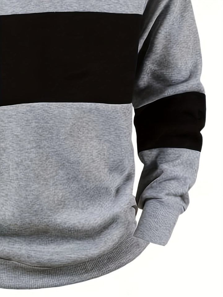 Grayson | Colour-Block Langarm Polo-Shirt