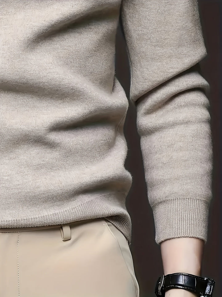 Jonah | Mock Neck Knit Sweater für Männer