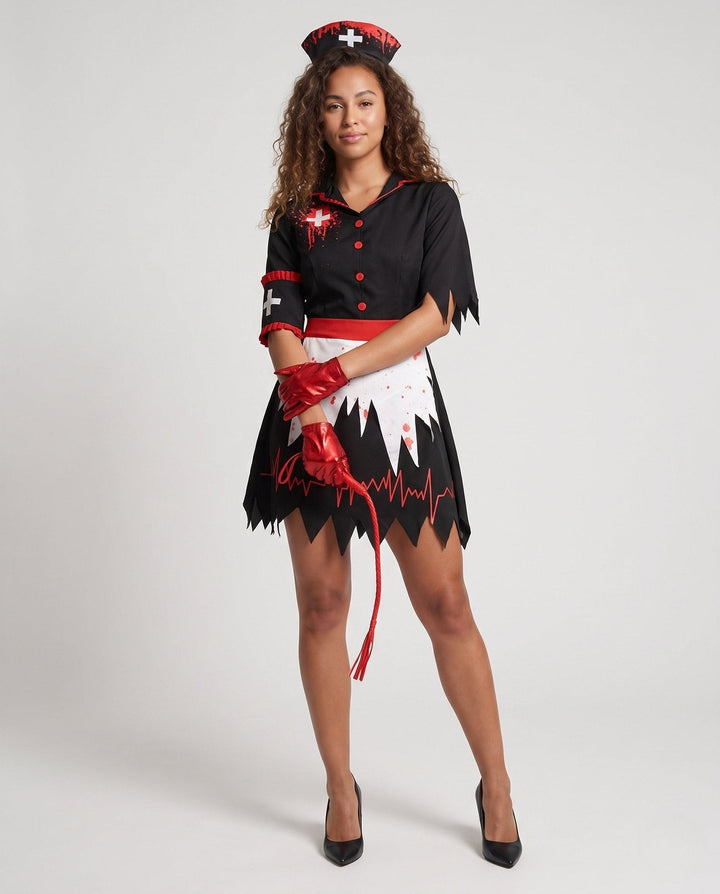 Drune | Scary Nurse Costume – Unique Design with Bloody Accents