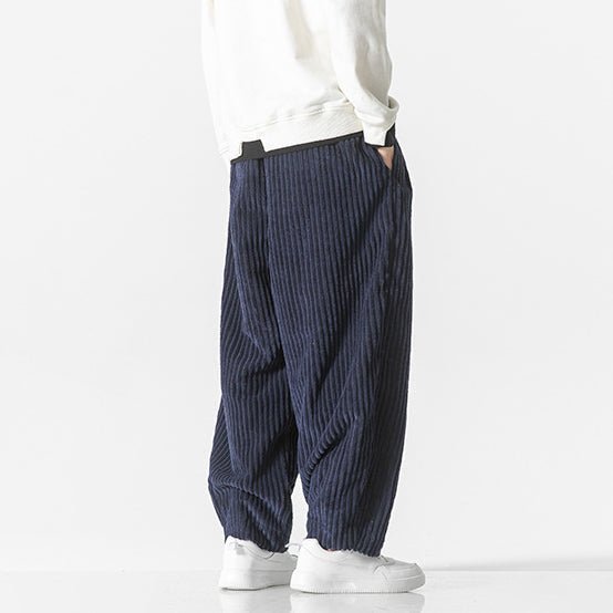 Masaaki | Cordhose – Bequeme Eleganz mit Elastischem Bund