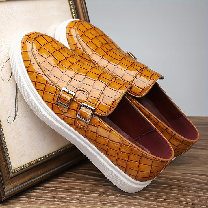 Xavier | Textured Slip-On Loafers – Bequeme Eleganz für Herren