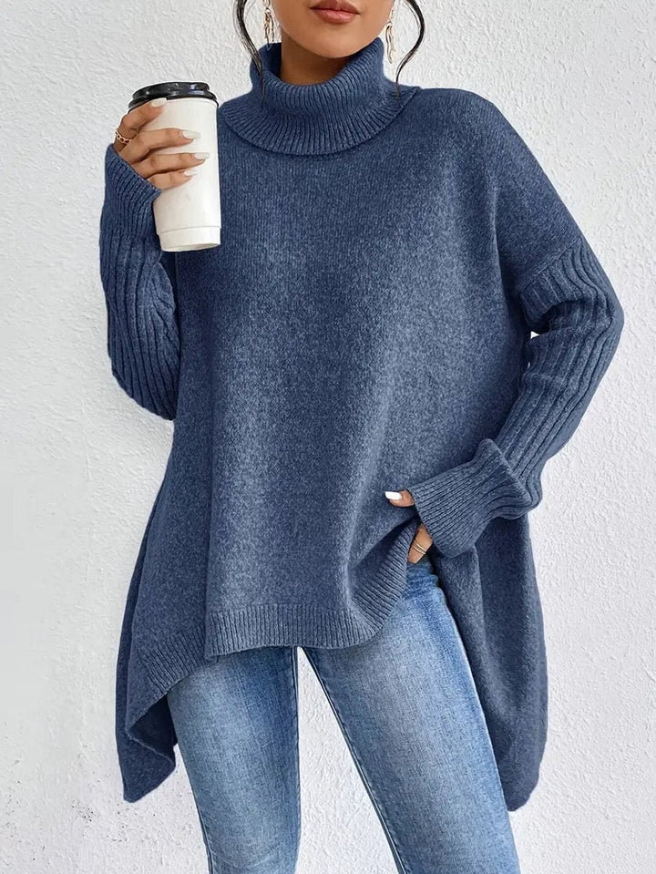 Greta | Oversized Turtleneck Sweater für Damen – Bequem und Stylisch