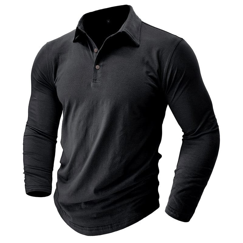 Owen | Langärmeliges Polo – Stilvolle Eleganz für Männer