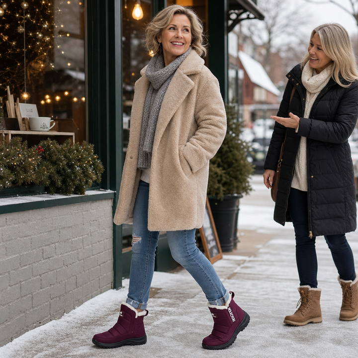 Gripwell | Waterproof Snow Boots – Faux-Fur Lining für warme Füße