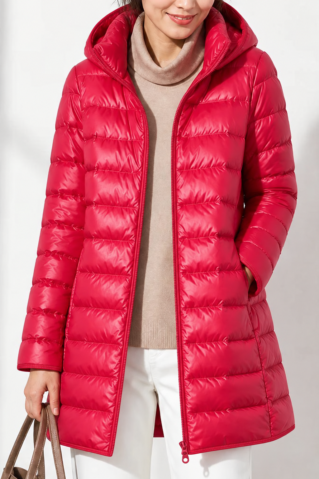 Featherlyte | Packable Ultralight Puffer Jacket – Ent detachable Kapuze für Regen und Wind