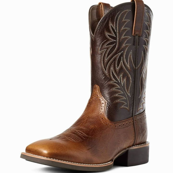 Samuel | Cowboy Boots – Hochwertige Leder mit Stickerei für Männer