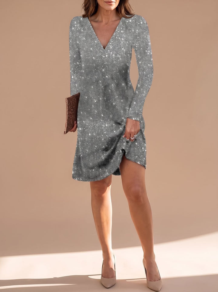 Harper | Mini-Kleid – Elegantes V-Ausschnitt-Design für Frauen