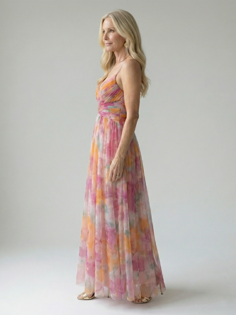 Isel | Maxi Kleid – Leichtes Wickeldesign für Frauen