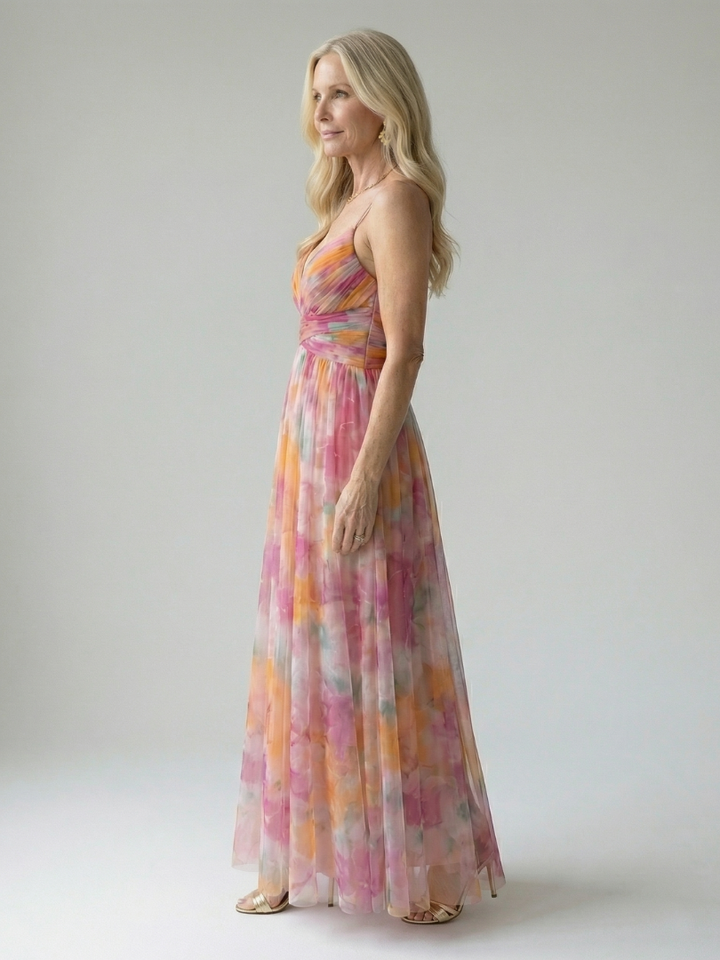 Isel | Maxi Kleid – Leichtes Wickeldesign für Frauen