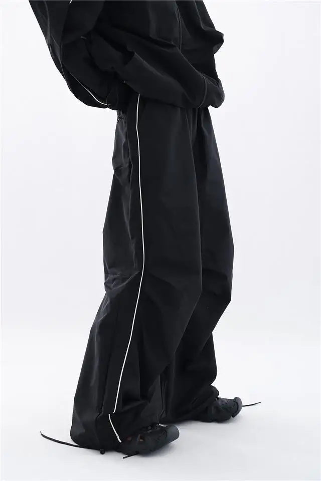 Drune | Oversized Trainingsanzug – Sportlich in Schwarz