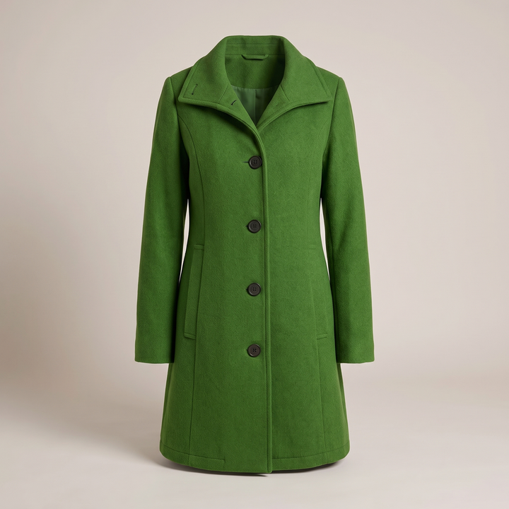 Serena | Heritage Coat – Elegante Winterjacke aus Wolle