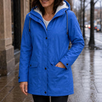 Greta | Wasserdicht Und Kuschelig Warmer Fleece Parka Mit Kapuze
