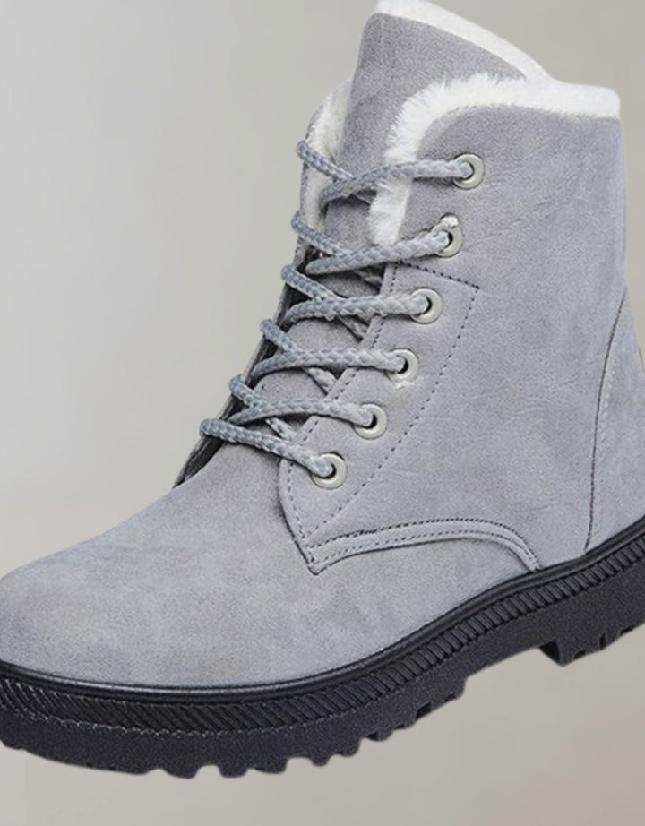 Luisa | Stiefeletten – Gefütterte Schnür-Winterboots für Damen
