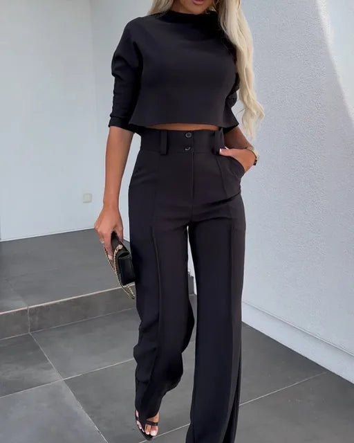 Emma | Elegant and Fashionable Two-Piece Autumn Set