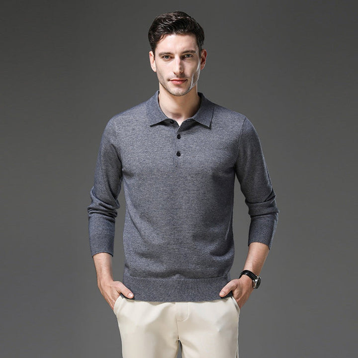 Sebastian | Knitted Sweater – Luxurious Cashmere Style for Men