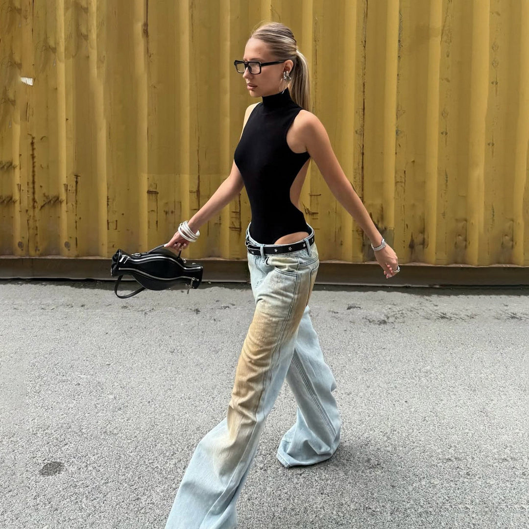 Nora | Retro-Inspired and Cozy Wide-Leg Jeans
