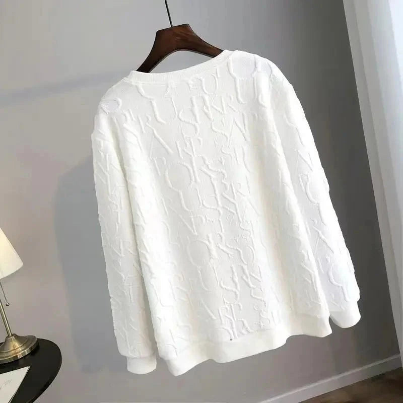 Georgia | Mickey Mouse Print Loose Sweater – Bequemer Stil für jeden Tag