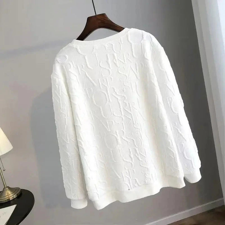 Georgia | Mickey Mouse Print Loose Sweater – Bequemer Stil für jeden Tag